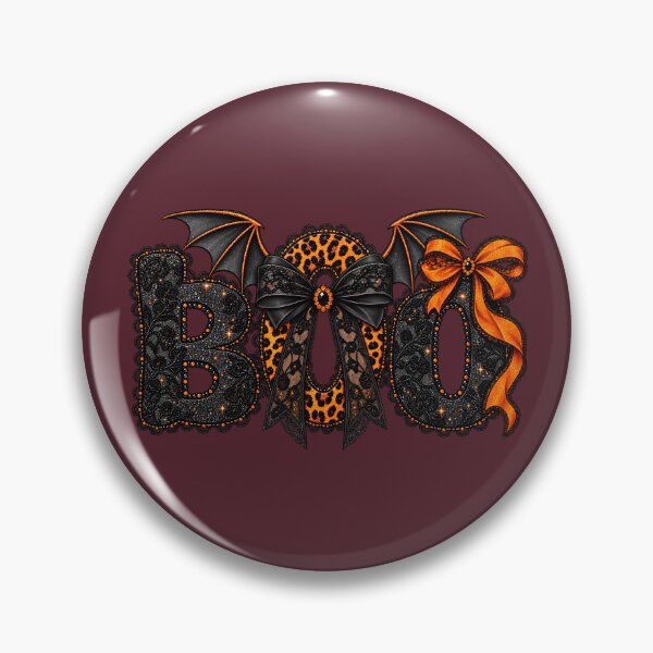 Item preview, Halloween BOO Leopard Bat Bow - Spooky Glam Gothic Halloween designed and sold by Rtcraftani.