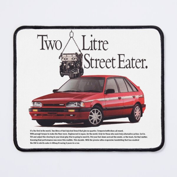 Item preview, JDM Car Retro Hot Hatch Mazda 323 designed and sold by 444WORKS.