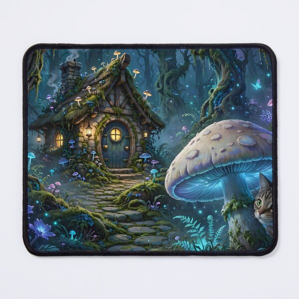 Item preview, Druid's Cozy Mushroom-Covered Cottage designed and sold by Fanta-sticky.