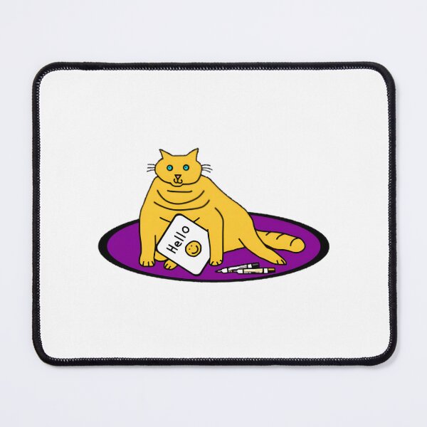 Item preview, Funny Chonk Cat Greeting Design with Cute and Humorous Style designed and sold by AmirabbasGT.