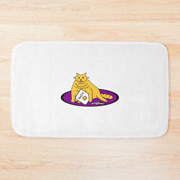 Item preview, Funny Chonk Cat Greeting Design with Cute and Humorous Style designed and sold by AmirabbasGT.