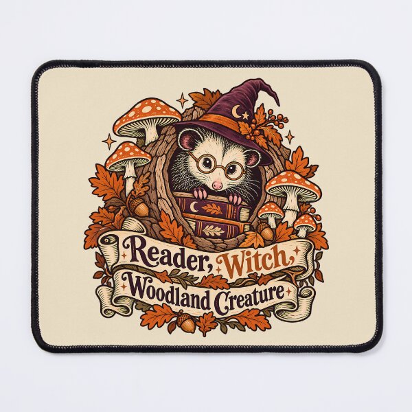 Item preview, Gift for Book Lover, Witchy Opossum Shirt, Cottagecore Witch Gift, Dark Academia Gift, Woodland Witch Shirt, Bookish Gift for Her, Fall Gift designed and sold by PRINYOS.