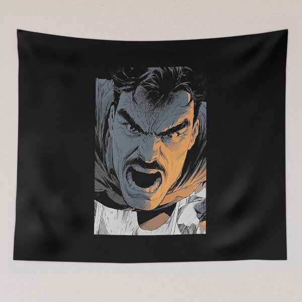 Item preview, Enraged Comic Book Hero Intense Action Scream Graphic designed and sold by Creatby7030.