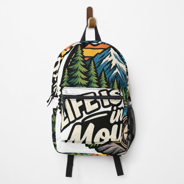 Item preview, Life Is Better In The Mountains Retro Vintage Graphic designed and sold by 8to5designs.