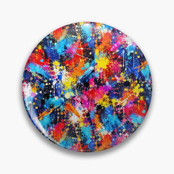 Item preview, Electric Neon Spectrum Splatter Action Abstract Art designed and sold by THE SPLATTERED HAUS BY SAGE BANKS.