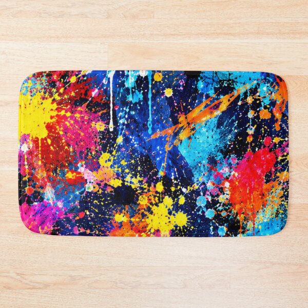 Item preview, Electric Neon Spectrum Splatter Action Abstract Art designed and sold by THE SPLATTERED HAUS BY SAGE BANKS.