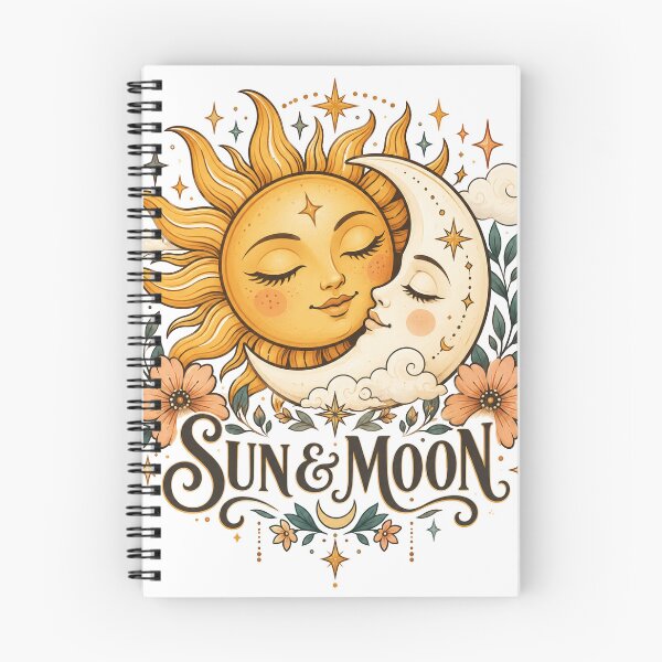 Item preview,  Cute Sun and Moon show Celestial Duo – Kawaii Day & Night Design designed and sold by The Dubai Guy.