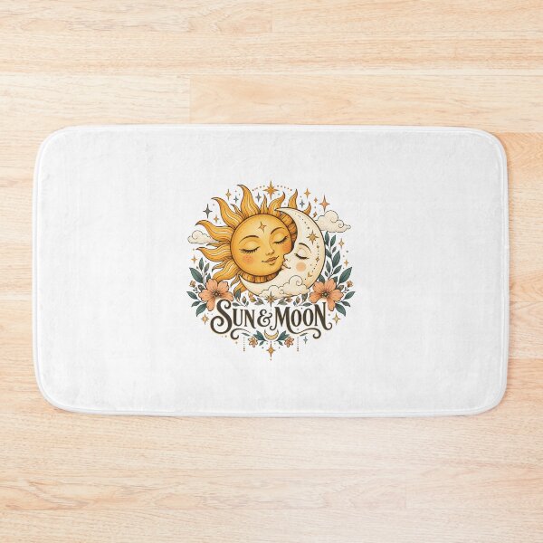 Item preview,  Cute Sun and Moon show Celestial Duo – Kawaii Day & Night Design designed and sold by The Dubai Guy.