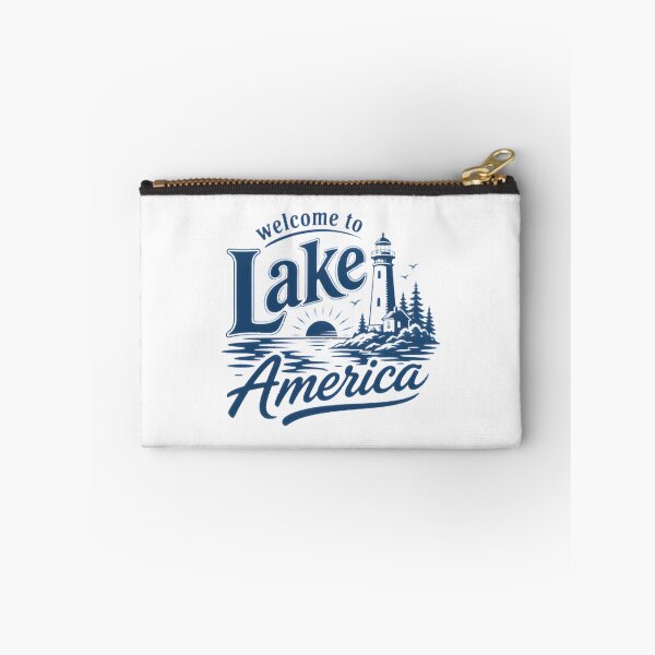 Item preview, Welcome To Lake America Vintage Style Retro Nature Design designed and sold by HMshopful.