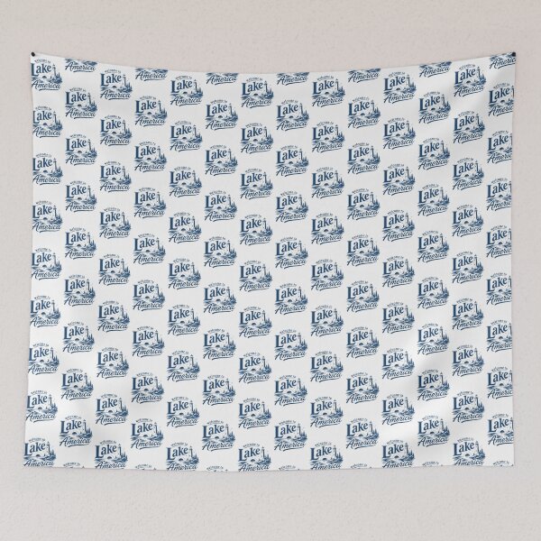Item preview, Welcome To Lake America Vintage Style Retro Nature Design designed and sold by HMshopful.