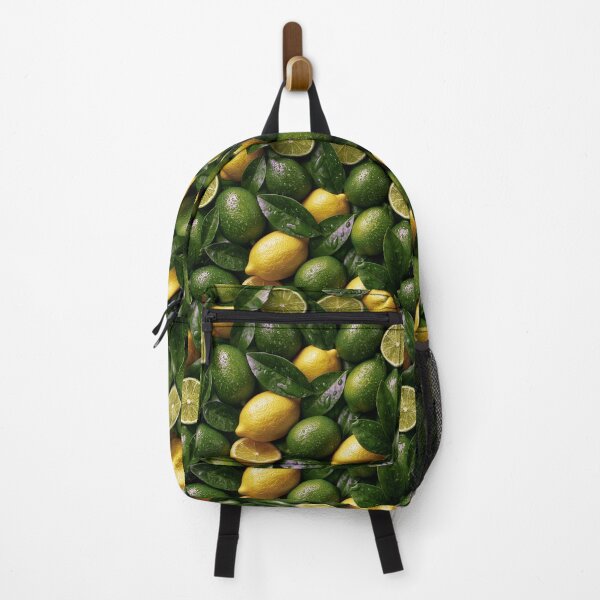 Aperçu de l'œuvre Motif de fruits vert citron et jaune citron créée et vendue par KsaveraArt.