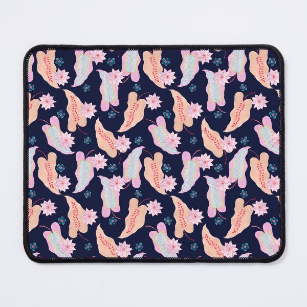 Item preview, Botanical Leaf Reverie - Deep Navy designed and sold by Piret Victoria Ribas.