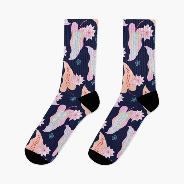 Item preview, Botanical Leaf Reverie - Deep Navy designed and sold by Piret Victoria Ribas.
