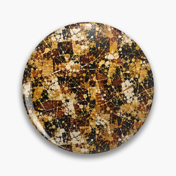 Item preview, Gilded Obsidian and Gold Leaf Splatter Mixed Media Art designed and sold by THE SPLATTERED HAUS BY SAGE BANKS.