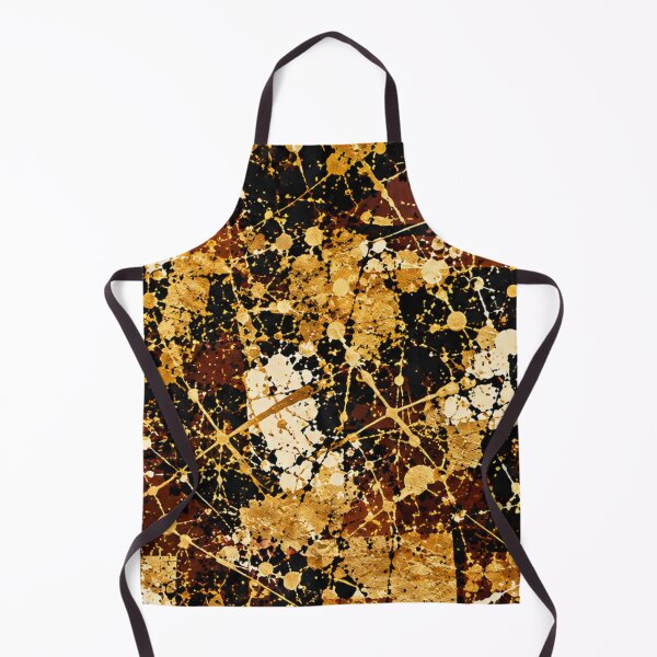 Item preview, Gilded Obsidian and Gold Leaf Splatter Mixed Media Art designed and sold by THE SPLATTERED HAUS BY SAGE BANKS.