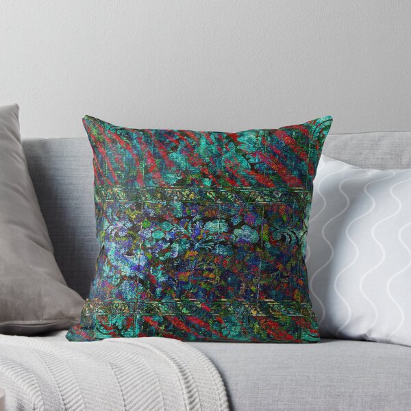 Item preview, REMNANTS – Distressed Ornamental Pattern | Experimental Vintage Abstract Art | Textured Wall Print designed and sold by angelinarfl.