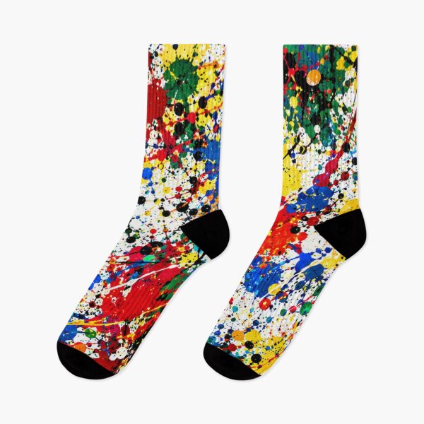 Item preview, Prismatic Spectrum Splatter Action Abstract Art designed and sold by THE SPLATTERED HAUS BY SAGE BANKS.