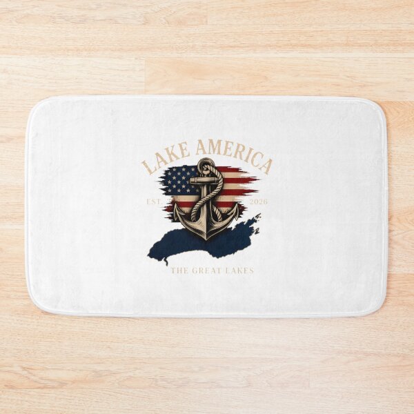 Item preview, Patriotic Anchor Design Featuring Lake America and Great Lakes Motif designed and sold by HMshopful.
