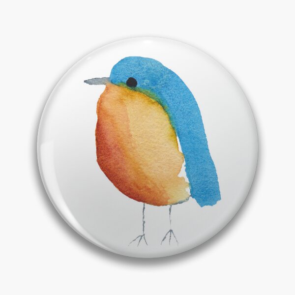 Item preview, Watercolor Blue Bird designed and sold by Kelly Vincent.
