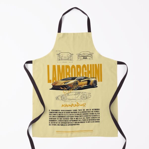 Item preview, Lamborghini Aventador Gold Edition – Vintage Automotive Blueprint Graphic Tee designed and sold by MikeMoreArt.