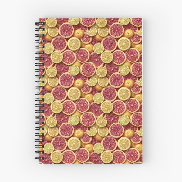 Item preview, Pink Grapefruit and Yellow Lemon Fruit Pattern designed and sold by KsaveraArt.