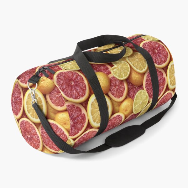 Item preview, Pink Grapefruit and Yellow Lemon Fruit Pattern designed and sold by KsaveraArt.
