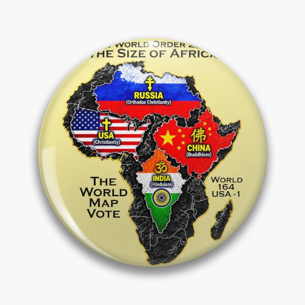 Item preview, THE NEW WORLD ORDER 2026 MAP - THE SIZE OF AFRICA  designed and sold by DBM Photo Art 1.