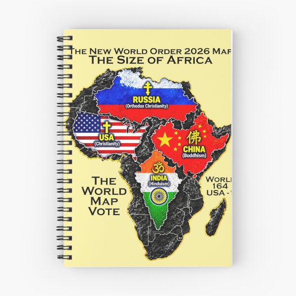 Item preview, THE NEW WORLD ORDER 2026 MAP - THE SIZE OF AFRICA  designed and sold by DBM Photo Art 1.