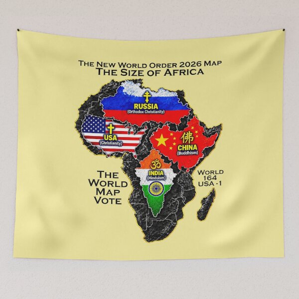 Item preview, THE NEW WORLD ORDER 2026 MAP - THE SIZE OF AFRICA  designed and sold by DBM Photo Art 1.