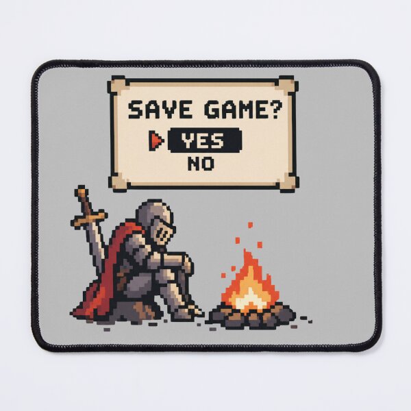 Item preview, Save Game? Medieval Knight Campfire - Pixel Art RPG designed and sold by ZirionEstudio.