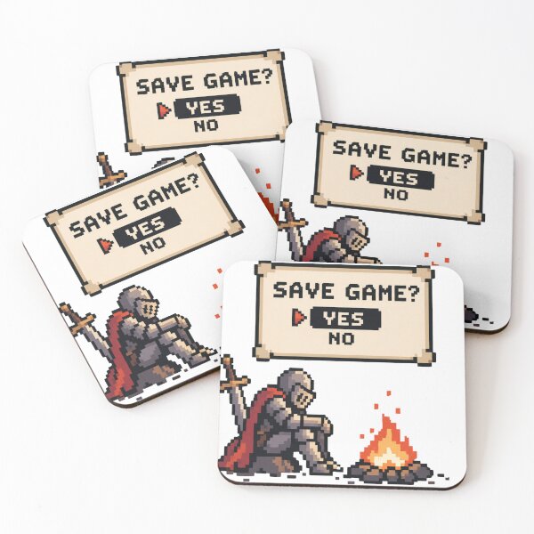 Item preview, Save Game? Medieval Knight Campfire - Pixel Art RPG designed and sold by ZirionEstudio.