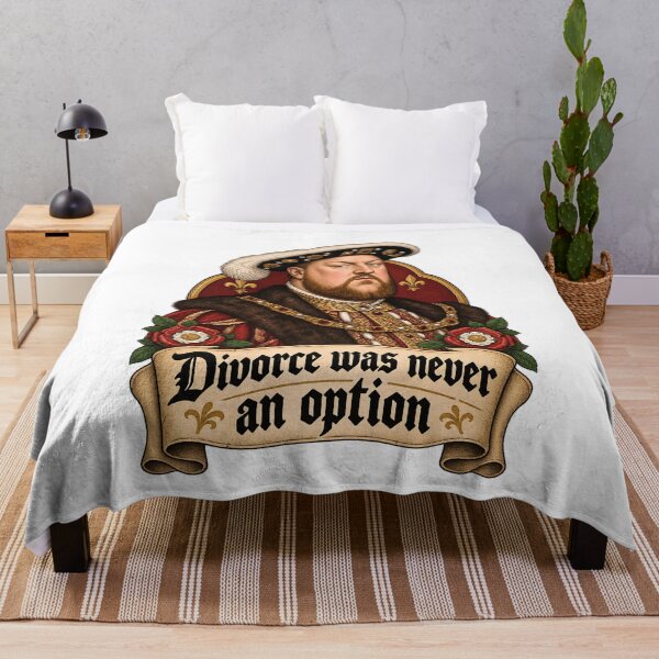 Item preview, Divorce Was Never An Option - Funny Henry VIII Tudor History designed and sold by Neurospicy Trolls.