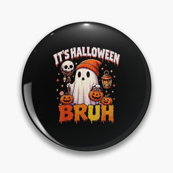 Item preview, Its Halloween Bruh Boo Ghost Pumpkin Costume Boys Kids Men designed and sold by Byhergawaa.