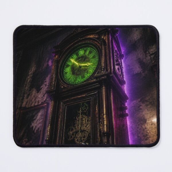 Item preview, Doomsday Clockwork - Gothic Cyberpunk Grandfather Clock designed and sold by LazyDayzCo.