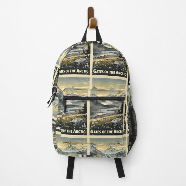Item preview, Gates of the Arctic National Park Vintage Travel Art designed and sold by Teelogic.