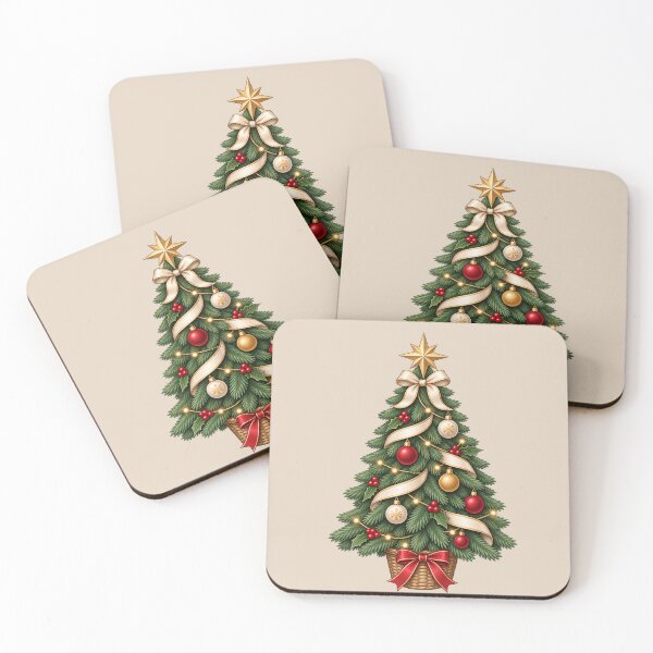 Item preview, Elegant Minimal Christmas Tree – Classic Holiday Decor designed and sold by HO•Designs.
