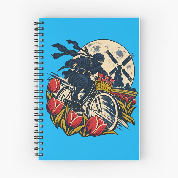 Item preview,  The Dutch Ninja – Cycling Through the Tulips designed and sold by SVox.