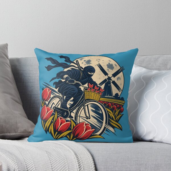 Item preview,  The Dutch Ninja – Cycling Through the Tulips designed and sold by SVox.