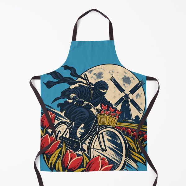 Item preview,  The Dutch Ninja – Cycling Through the Tulips designed and sold by SVox.