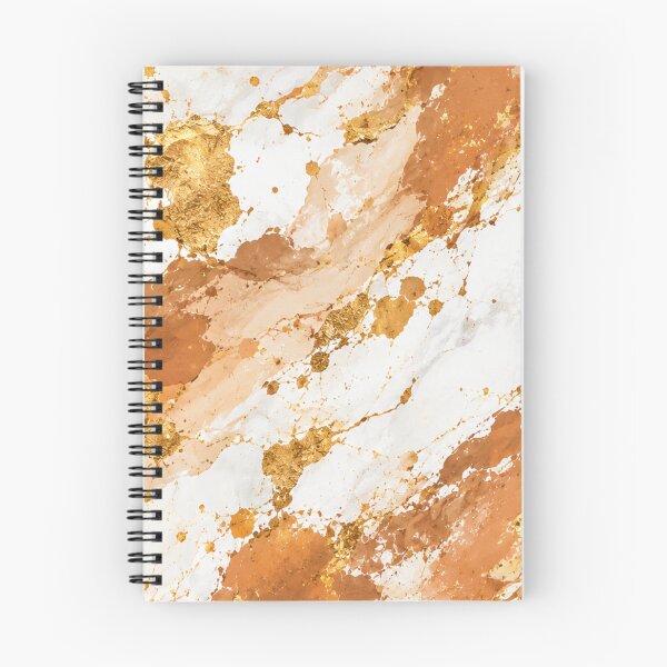 Item preview, Gilded Amber and Cream Marble Mixed Media Art designed and sold by THE SPLATTERED HAUS BY SAGE BANKS.