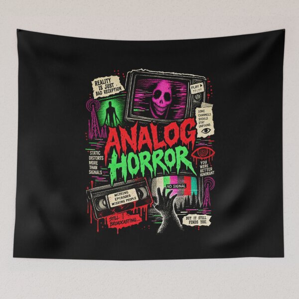 Item preview, Analog Horror Static – Reality Is Just Bad Reception designed and sold by SidTastic .