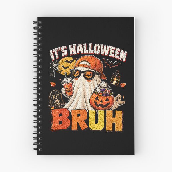 Item preview, Its Halloween Bruh Boo Ghost Pumpkin Costume Boys Kids Men designed and sold by Byhergawaa.