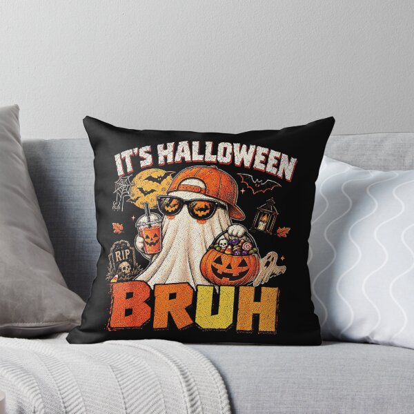 Item preview, Its Halloween Bruh Boo Ghost Pumpkin Costume Boys Kids Men designed and sold by Byhergawaa.
