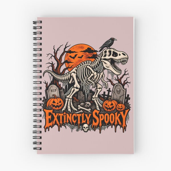 Item preview, Halloween Dinosaur Shirt, Funny Halloween Gift, Skeleton Dinosaur Shirt, Extinctly Spooky Shirt, Dinosaur Lover Gift, Gothic Halloween Shirt designed and sold by PRINYOS.