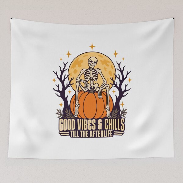 Item preview, Good Vibes and Chills Till The Afterlife designed and sold by LuveraxArt.