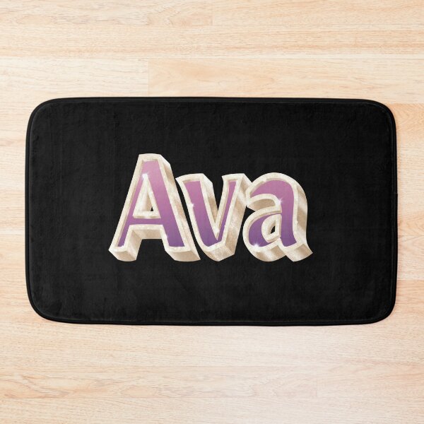 Item preview, Ava Name in Gold, Pink and Purple with a Glam Style designed and sold by AloraDawnEve.