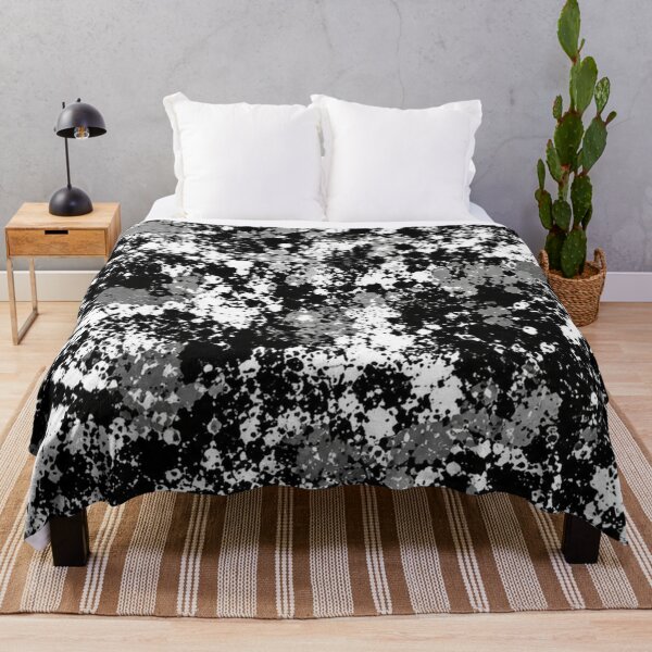 Item preview, Monochrome Noir Splatter Action Abstract Art designed and sold by THE SPLATTERED HAUS BY SAGE BANKS.