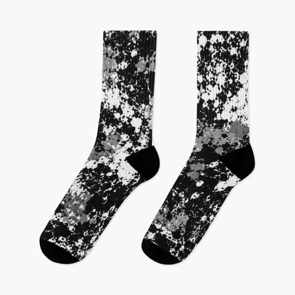 Item preview, Monochrome Noir Splatter Action Abstract Art designed and sold by THE SPLATTERED HAUS BY SAGE BANKS.