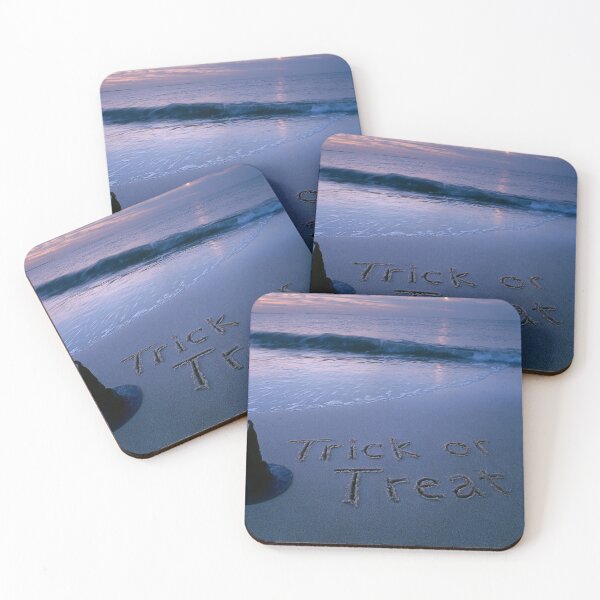 Item preview, Trick Or Treat Sand Inscription With Witch Hat Under Twilight Moon designed and sold by chase-thewave.