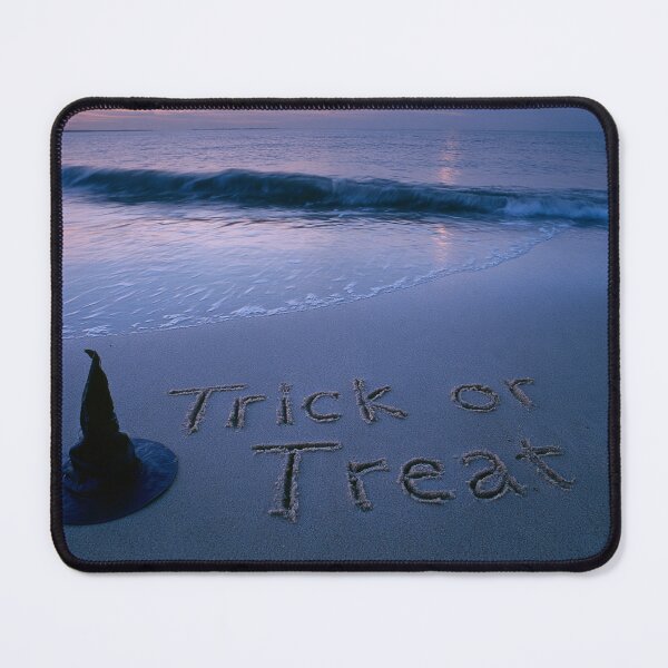 Item preview, Trick Or Treat Sand Inscription With Witch Hat Under Twilight Moon designed and sold by chase-thewave.